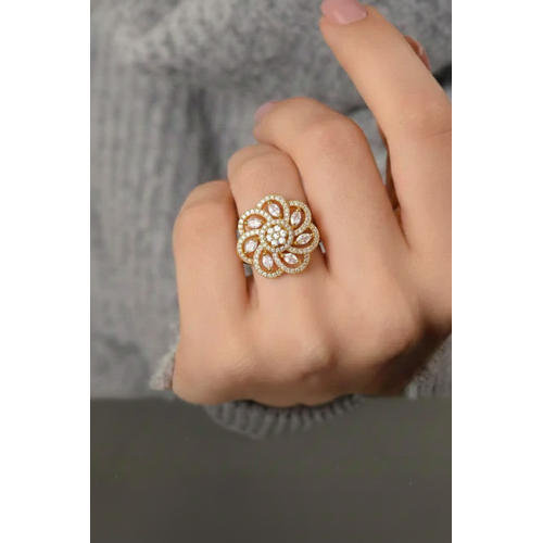 NXGOLD Trendy Floral Ring For Women