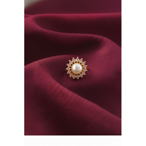 NXGOLD Pearl Flower Ring For Women