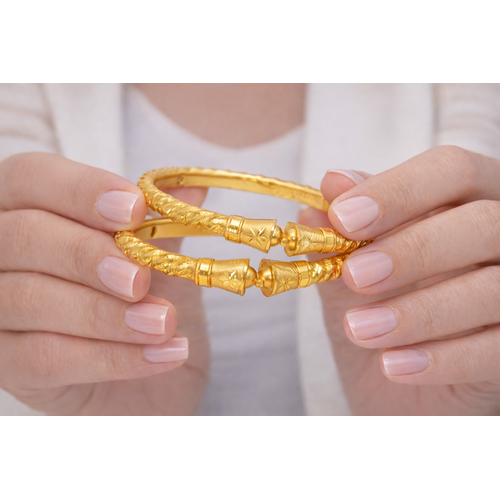 NXGOLD Trendy Bangles Set of 2 For Women