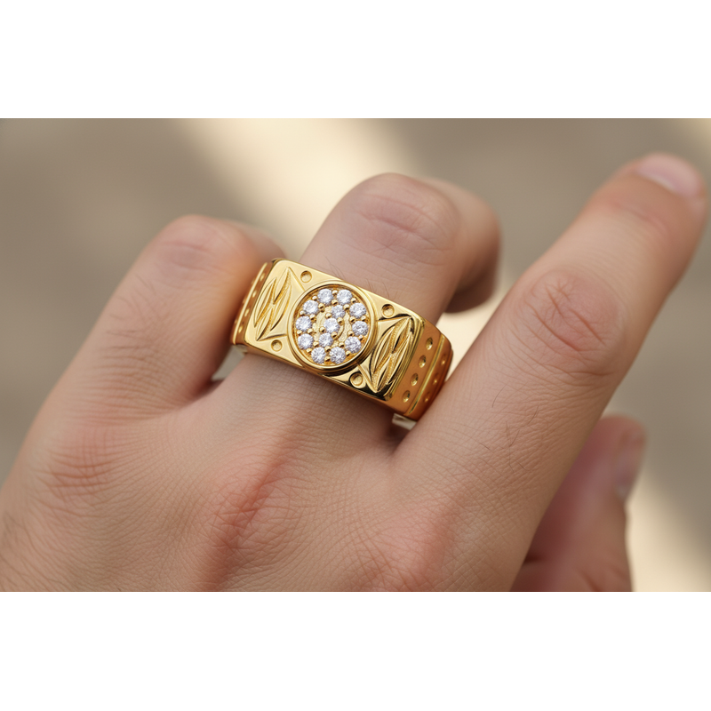 NXGOLD Imperial Heritage Zircon Ring