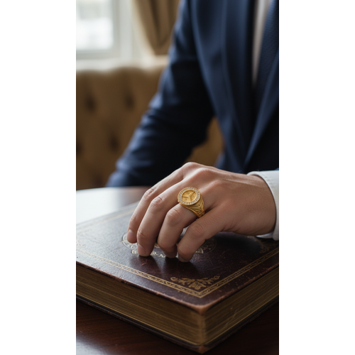 NXGOLD Imperial Star Emblem Ring