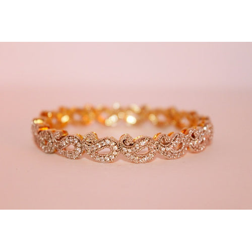 NXGOLD 9K Gold Tennis Bracelet
