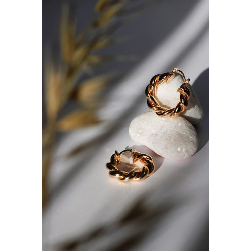 NXGOLD 9K Gold Hoop Earrings