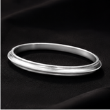 Classic 925 Sterling Silver Sleek Kada for Men & Women