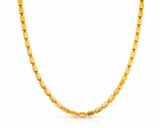 NXGOLD Premium Gold Rectangular Link Chain for Men & Women