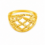NXGOLD Elegant Interwoven Designer Ring for Women