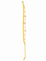 Elegant Dainty Triple Heart Bracelet for Women & Girls