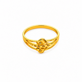 Love Knot Double Heart Ring for Women