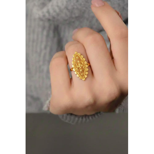 NXGOLD Trendy Flower Ring For Women
