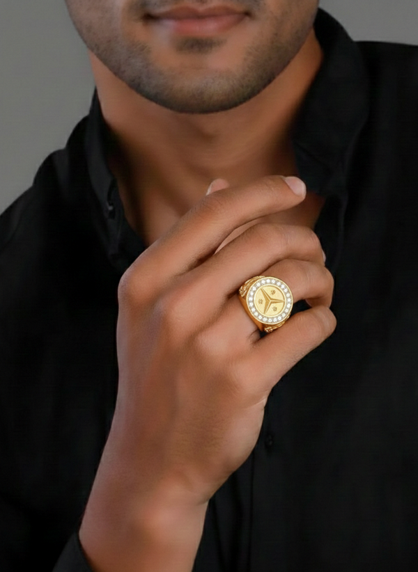 NXGOLD Mercedes Ring For Men