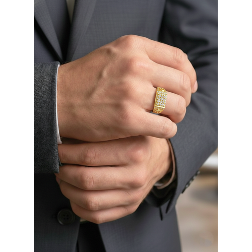 NXGOLD Mens Ring With Stone