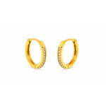 NXGOLD Diamond Hoop Earrings for Women & Girls