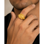Royal Dynasty Triangle Signet Ring For Men