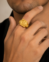 Royal Dynasty Triangle Signet Ring For Men