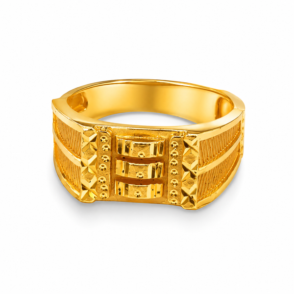 Royal Dynasty Armour Gold Ring for Men