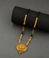 Royal Heritage Mangalsutra Necklace with Intricate Ornamental Pendant Design for Women
