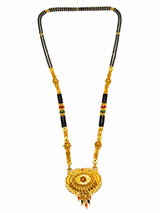 Traditional Black Bead Mangalsutra for Women