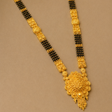Traditional Multi-Layer Black Bead Mangalsutra for Women