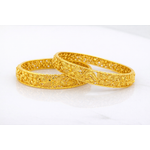 NXGOLD Trendy Traditional Floral Bangles For Women