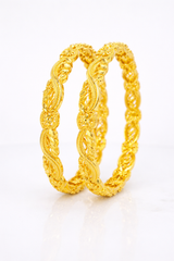 NXGOLD Trendy Floral Designer Bangles For Women