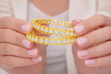 NXGOLD Trendy Stone Studded Bangles For Women