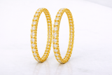 NXGOLD Trendy Stone Studded Bangles For Women