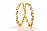 NXGOLD Designer Floral White Stone Bangles For Women