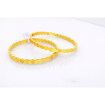 NXGOLD Hexagon Design Gold Bangles For Women