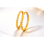 NXGOLD Hexagon Design Gold Bangles For Women