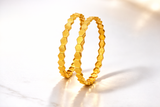 NXGOLD Hexagon Design Gold Bangles For Women