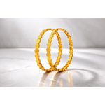NXGOLD Hexagon Design Gold Bangles For Women
