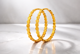 NXGOLD Hexagon Design Gold Bangles For Women
