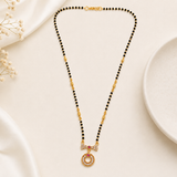Minimalist Circular Pendant Mangalsutra for Daily Wear
