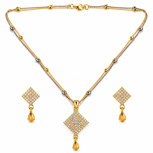 NXGOLD Luxe Radiance Dual-Tone Jewelry Set