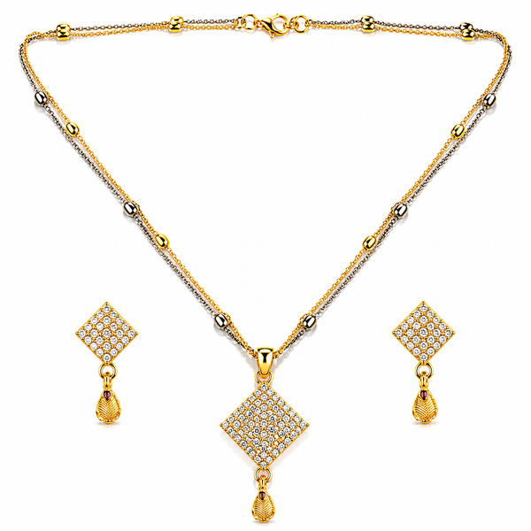 NXGOLD Luxe Radiance Dual-Tone Jewelry Set