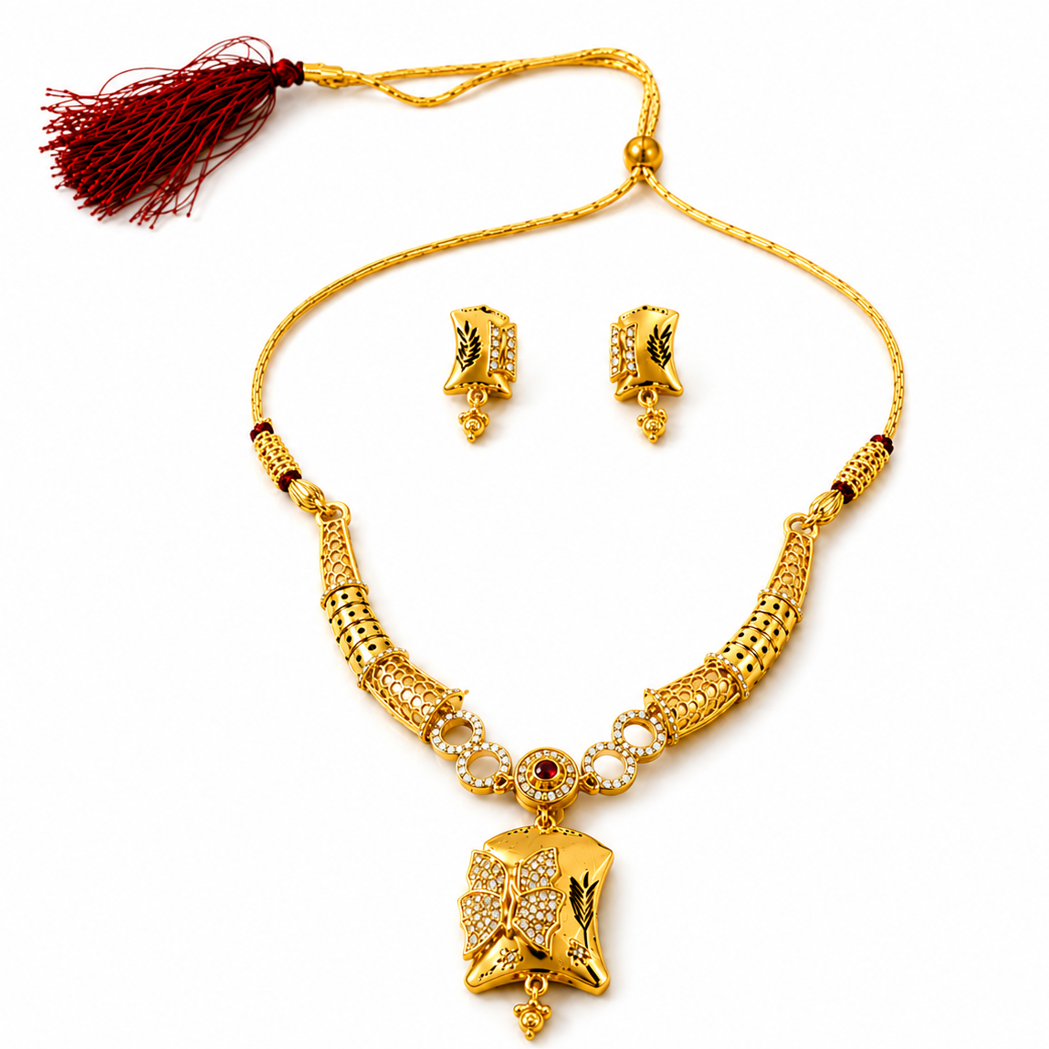 NXGOLD Royal Elegance Traditional Jewelry Set