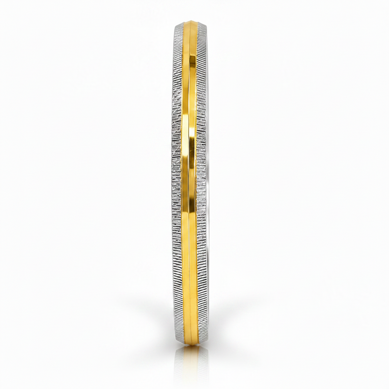 Premium 925 Sterling Silver Dual Tone kada