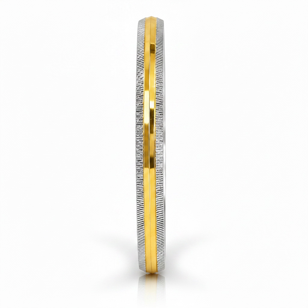 Premium 925 Sterling Silver Dual Tone kada