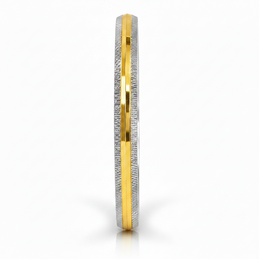 Premium 925 Sterling Silver Dual Tone kada