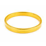 Luxury Minimalist Hinged Oval Kada Bracelet for Women