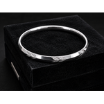 925 Sterling Silver Diamond-Cut Designer Kada for Men & Women