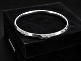 925 Sterling Silver Diamond-Cut Designer Kada for Men & Women