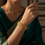 Royal Heritage Filigree Traditional Kada Bracelet for Women