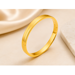 Luxury Minimalist Hinged Oval Kada Bracelet for Women