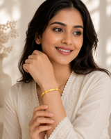 Luxury Minimalist Hinged Oval Kada Bracelet for Women