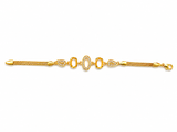 Premium Triple Oval CZ Link Bracelet for Women