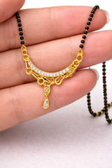 NXGOLD Mangalsutra With Stone Pendant