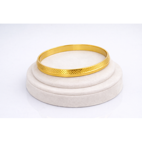NXGOLD Designer Gold Kada for Men