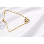 NXGOLD Heart Pearl Bracelet