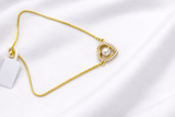 NXGOLD Heart Pearl Bracelet
